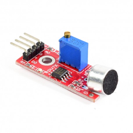 KY-037 Sensor de Sonido de Alta Sensibilidad con Microfono Electret para Detectar y Medir el Sonido con Arduinoo