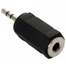 .Adaptador de Audio Jack Plug 2.5 Mm Macho A Hembra 3.5 Mm stereo (PL-2.5)