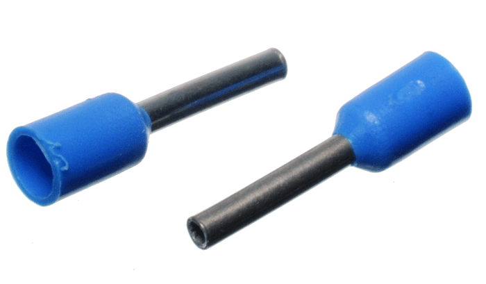 Terminal 18 AWG aislado estilo Tubo DI 1,4 mm (E1008)