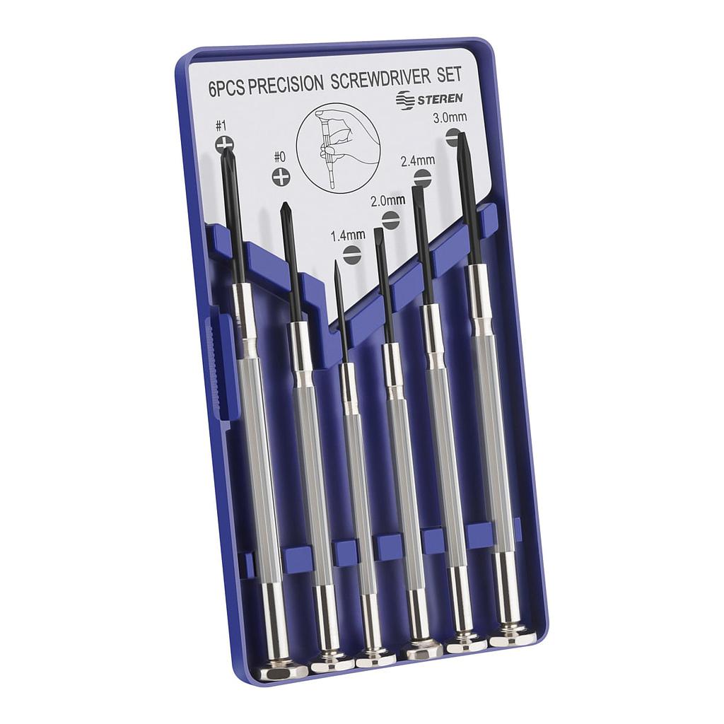 .Desarmadores de precision perillero 6pcs (D06)