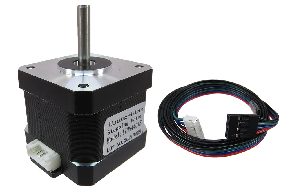NEMA17 Motor de Pasos Bipolar 17HS4401S Usongshine de 4 cables Voltaje nominal: CC 3,6 V