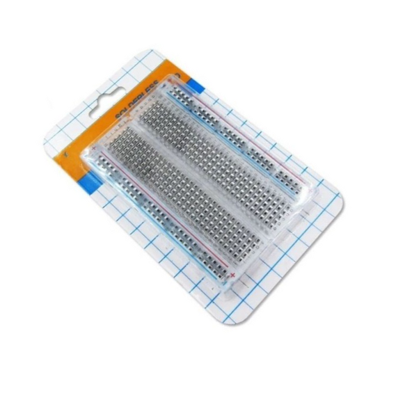 Protoboard transparente de 400 puntos en blister (SB-8356)
