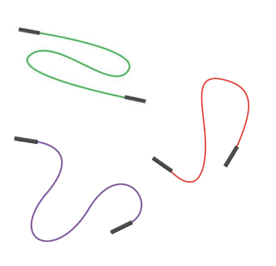 Cable jumper Hembra-Hembra de 30cm Dupont color negro (HH30)