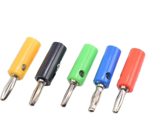 *Plug Banana Conector de 4mm con Tornillo para cable (NB-416)