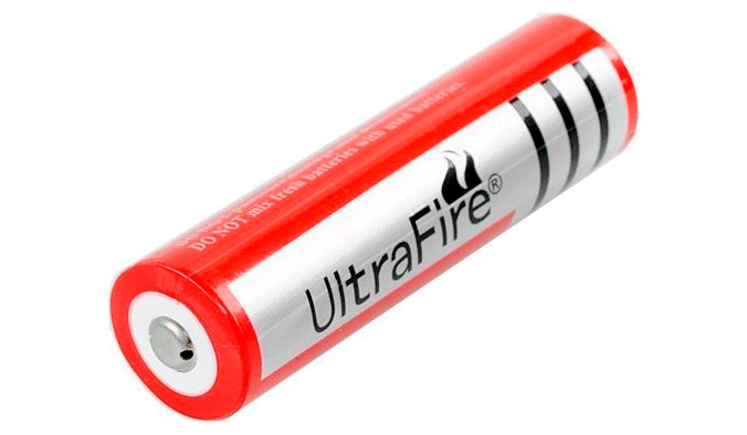 Bateria de Li-Ion de 3.7 Voltios Nom. 4.2V 1000mAH 69x18mm(BRC18650LP)