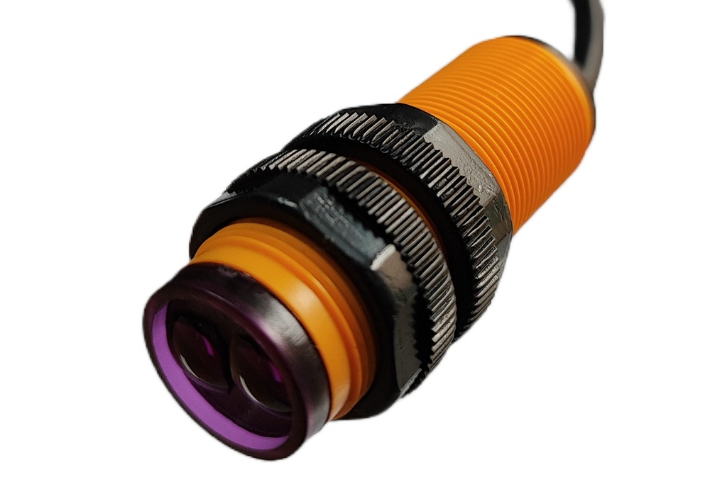 *Sensor Infrarrojo 5VDC 3-30cm salida colector abierto NPN Normalmente Abierto (E18-D80NK-NA)