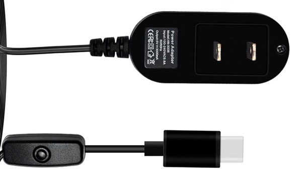 Adaptador de 5V 3Amp DC para Raspberry Tipo C (HN-X538)
