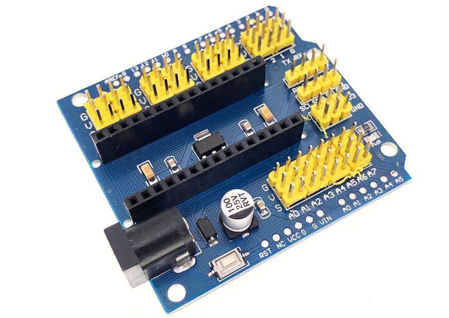 Tarjeta de Expansion para Arduino Nano Shield Adaptador de Terminales de Conexion (ARD-DK003)