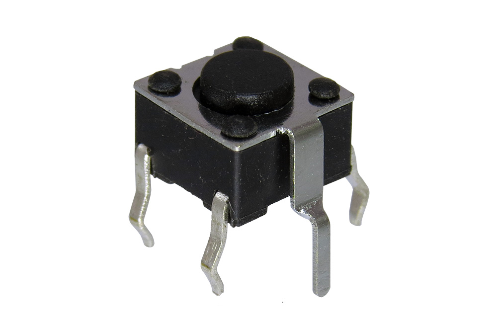 *Tact switch 5 pines 6x6 4.5mm cuadrado (T-6X6-4H5-5P)