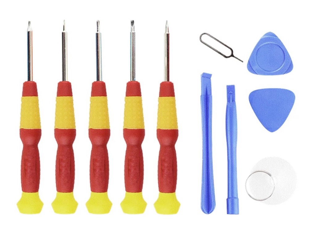 Kit de Herramientas de Apertura de Pantallas de telefonos moviles 11 en 1, Desarmador, Paleta, etc.