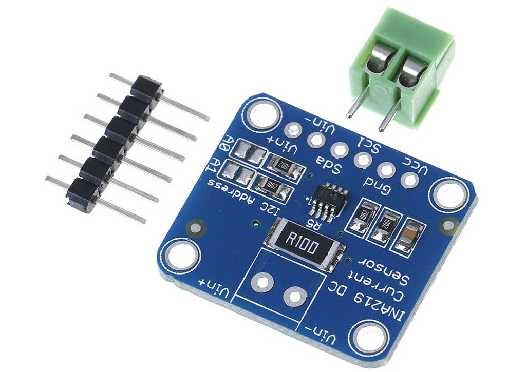 -Sensor Programable de Corriente y Voltaje de 0 to 26 DC INA219 para Fuentes de Alimentacion