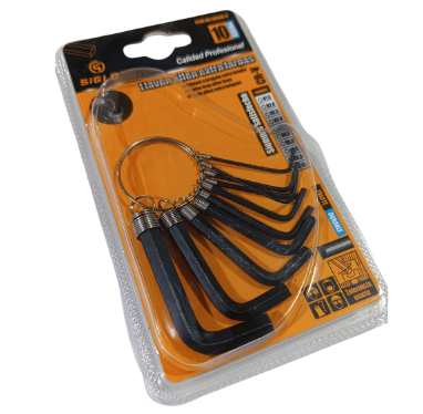 .Juego de llaves Allen 10 pzs