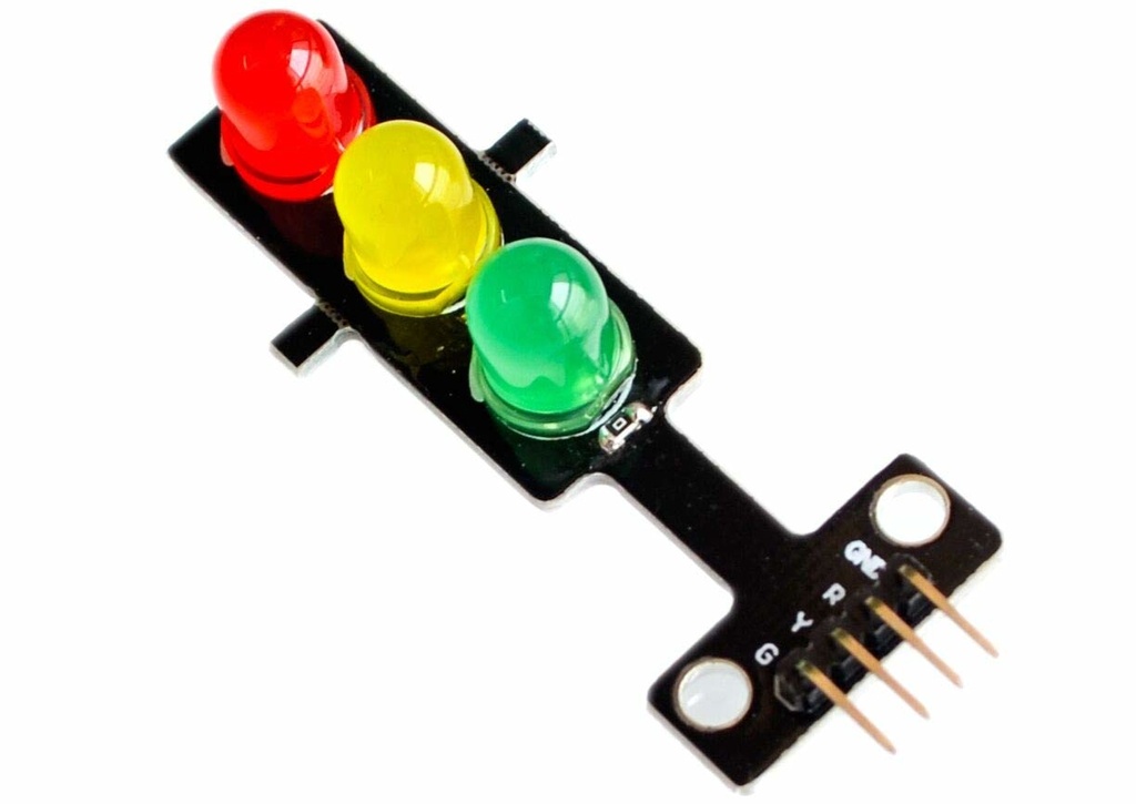 Modulo de LEDs de 5V para Arduino, Rojo, Amarillo, Verde. Mini Luz de Trafico Semaforo de LEDs