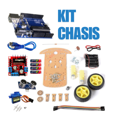 *Kit Chasis Robot Arduino 2WD