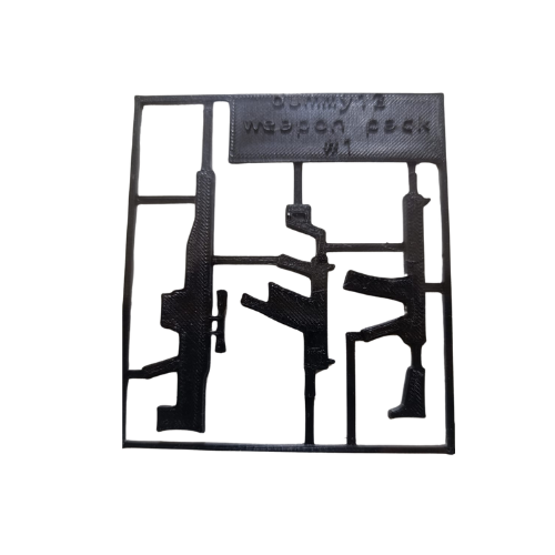 Set de Armas para Dummy 13 color negro