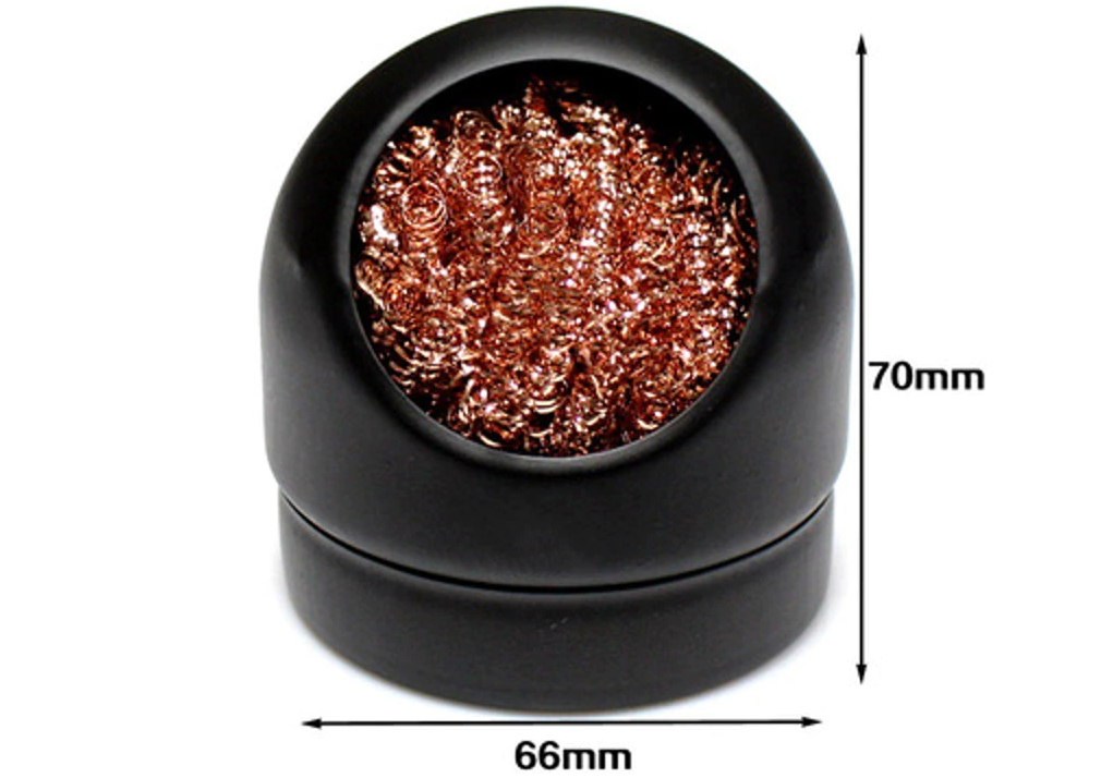 .Limpiador de Punta de Cautin, esponja y base