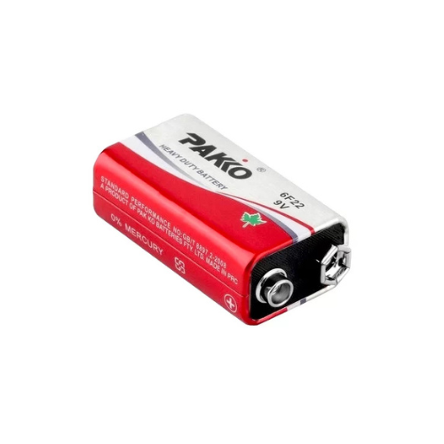Bateria de 9v , no recargable