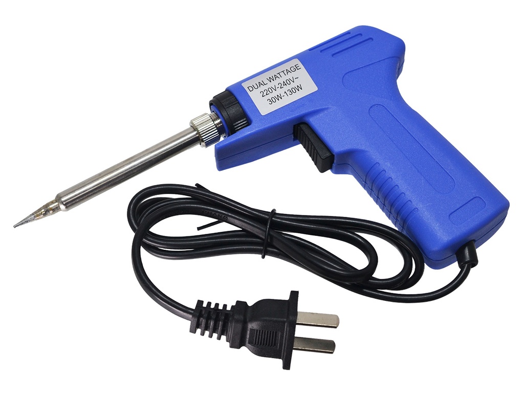 .Cautin Tipo Pistola para Soldar de 30-130W, Enchufe Plano