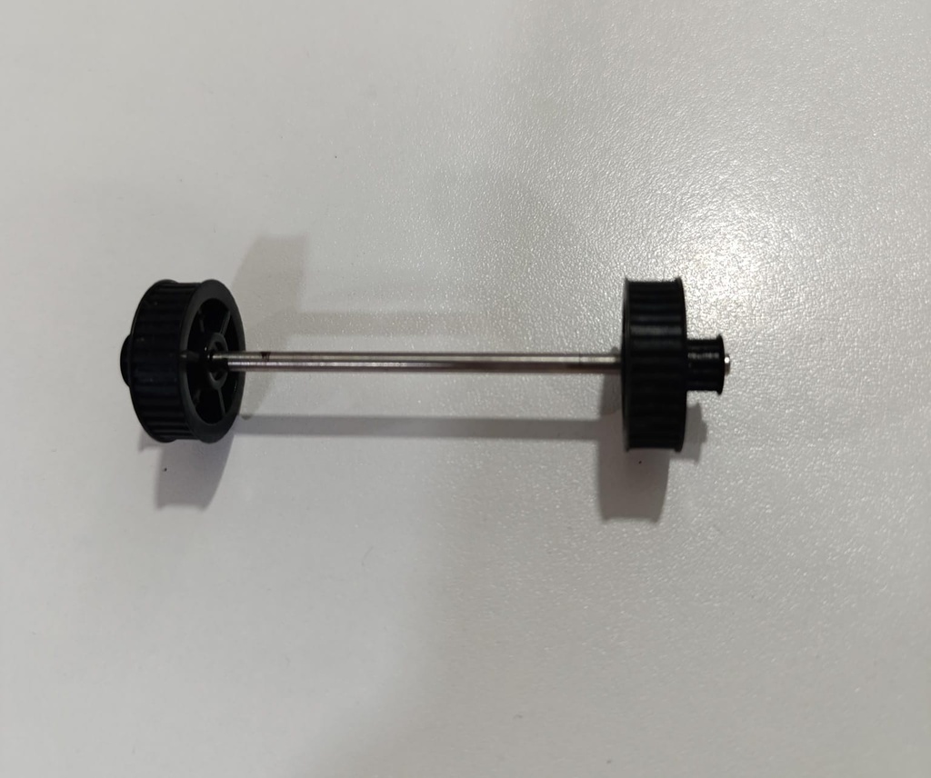 Ruedas de 25mm con eje redondo de 85mm para proyecto