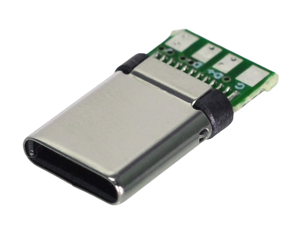 Conector USB 3.1 tipo-C de 24 pines macho