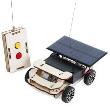 Carro Solar con control remoto para armar DIY MDF