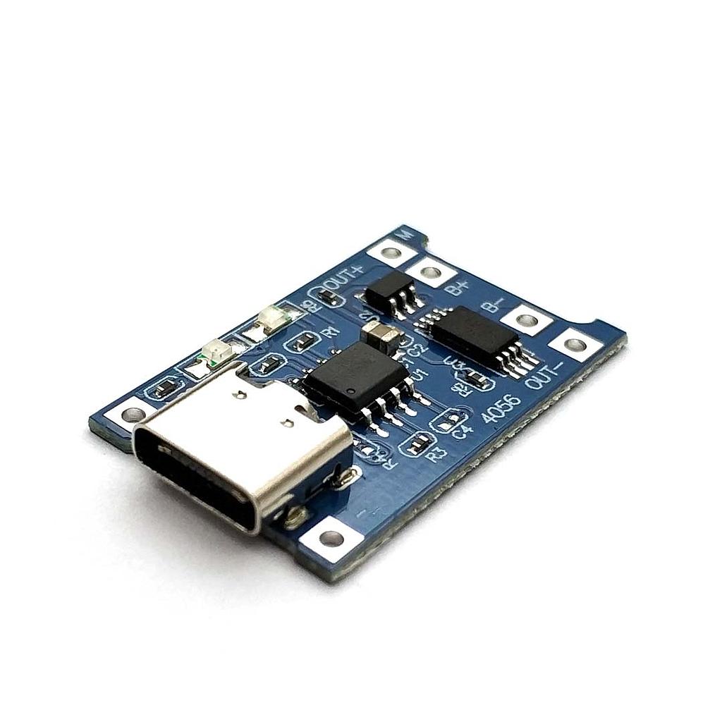 *TP4056-C  USB cargador de baterias de litio con proteccion