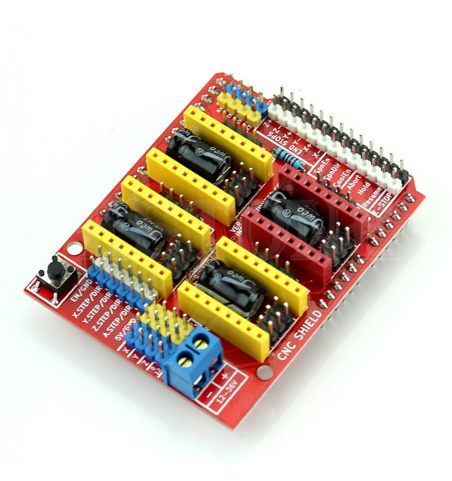 CNC Shield V3, Modulo de Expansion para Arduino GRBL  Driver A4988