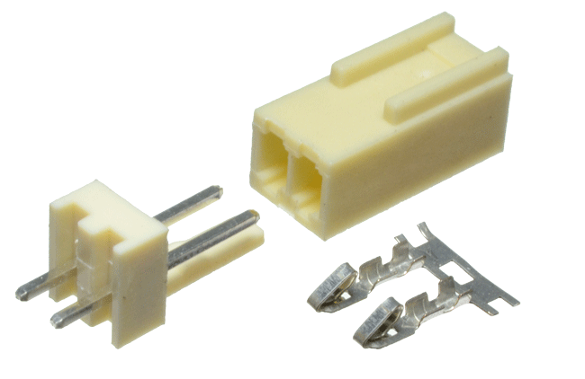 *Conector Molex 2 vias para Cable a Circuito Impreso Macho y Hembra (L2510X2-PCB)