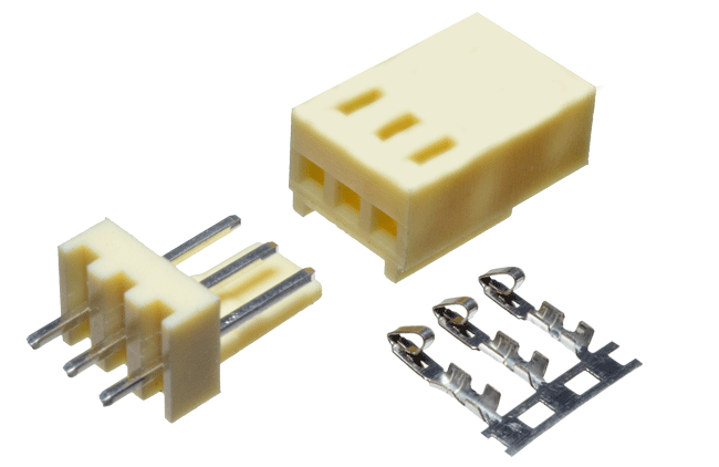 *Conector Molex 3 vias para Cable a Circuito Impreso Macho y Hembra Pitch: 2.54mm (L2510X3-PCB)