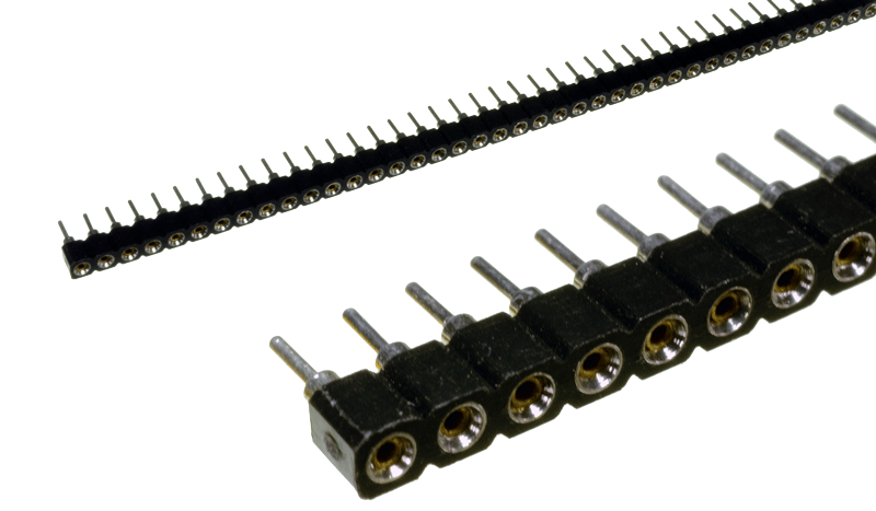 .Header torneado macho a hembra 1x40pines (TP-40PH)