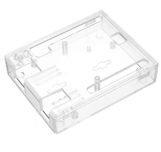 Carcasa de Plastico ABS Transparente Protector de Placa Arduino UNO R3, Caja case