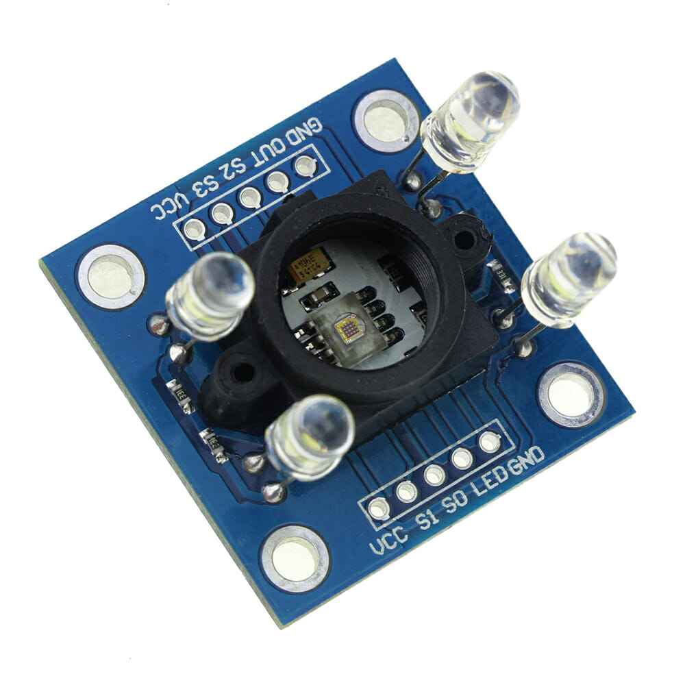 *TCS3200 Sensor de reconocimiento de color