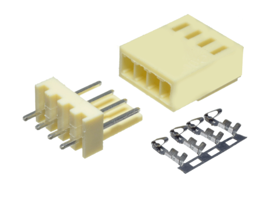 *Conector Molex 4 vias para Cable a Circuito Impreso Macho y Hembra Pitch: 2.54mm (L2510X4-PCB)
