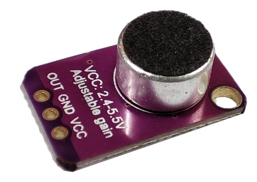 [MAX4466] -MAX4466 Microfono Electret con ganancia ajustable