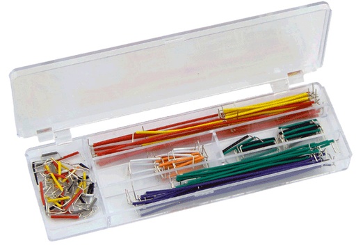 [SCH-BOX] *Kit de Cables Jumper, Tamaños Variados 120 pzs en Caja plastica - Cables para Protoboard