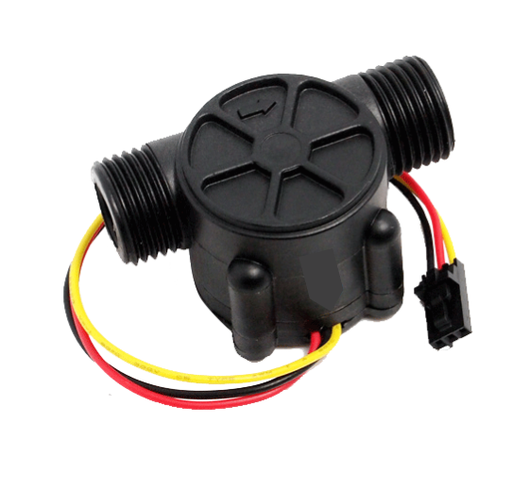 [SEN-HZ21WA] Sensor de flujo de agua efecto hall 1-30L/min 1/2 caudalimetro (YF-S201)