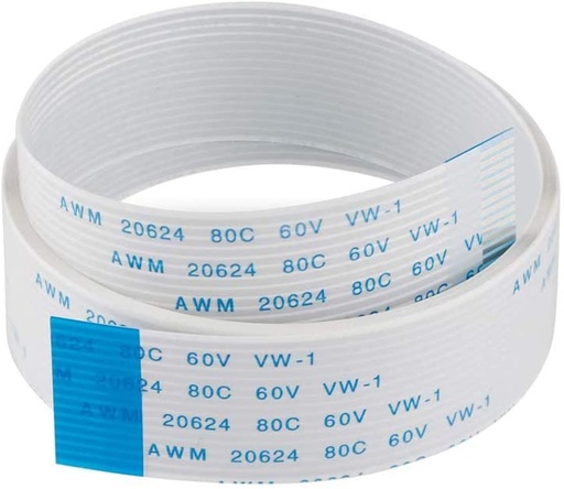 [FCC15-1m-RPi] Cable Flat de extension de 1 metro 15pin FFC para camara Raspberry Pi