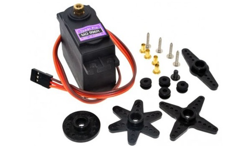 [MG996R-180] MG996R-180 Servomotor Rotación 180 grados 9.4 a 11Kg/cm (4.8 - 6Voltios)