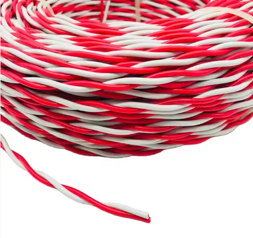 [1MUNI] Cable unifilar #22 rojo y blanco x metro