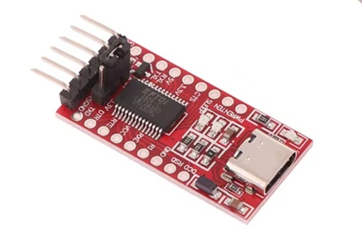 [USB-TTL232C] Conversor USB Serial tipo C de 3.3-5VDC FTDI con FT232RL Adaptador USB TTL