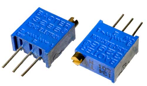 [3296-200R] 200R Trimpot cuadrado 201  Multivuelta