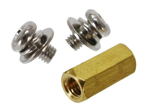 [SSH-M3X10] Separador de Bronce Hexagonal M3X10mm Hembra Hembra