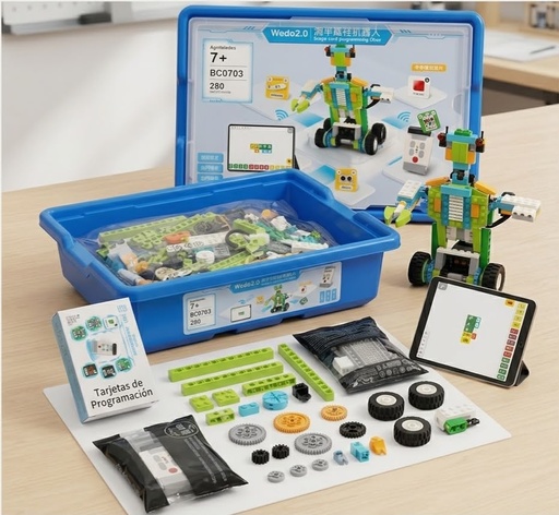 [wedo] Kit de Robótica educativa compatible tipo Wedo 2.0 280 piezas