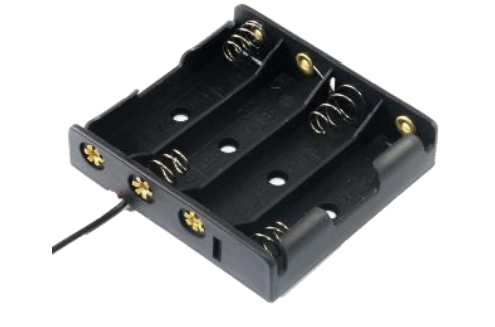 [UM-AAAX4] Porta Pilas con cable para pila AAA