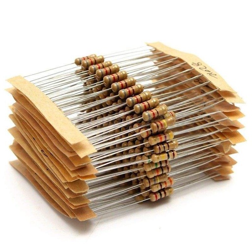 [RESKIT8] Kit de 130 Resistencias 1/4