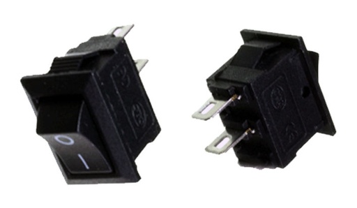 [KCD1101-002] Switch Rocker SPST de 3A 250V 10x15mm 2 pines Negro