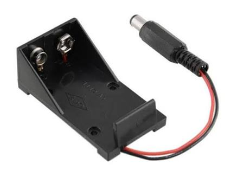 [ZOC-PLUG9V] Porta bateria 9v con plug arduino