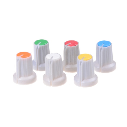 [PER-1030] .PER-1030 Perilla plastica de colores para eje ranurado