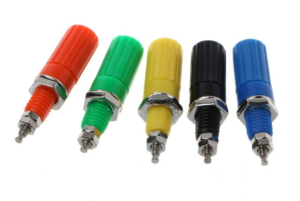[JA-202] *Jack Banana Poste roscado 4mm - Conector (JA-202)