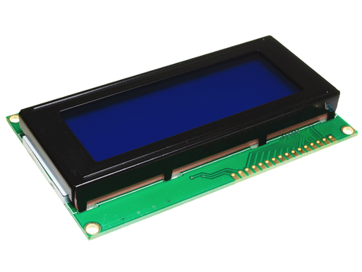 [LCD420-BLA] Display LCD Paralelo de 4 Lineas x 20 Caracteres Compatible con HD44780 (LCD-420BLA)